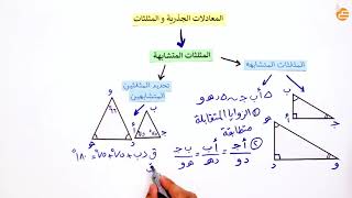 مراجعات عين-المثلثات المتشابهة