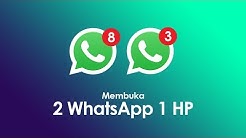 Cara Membuka 2 akun WhatsApp dalam 1 hp - WhatsApp Clone NO ROOT - Durasi: 4.40. 