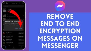 How to Remove End to End Encryption Messages on Messenger (2024) | Messenger Tutorial