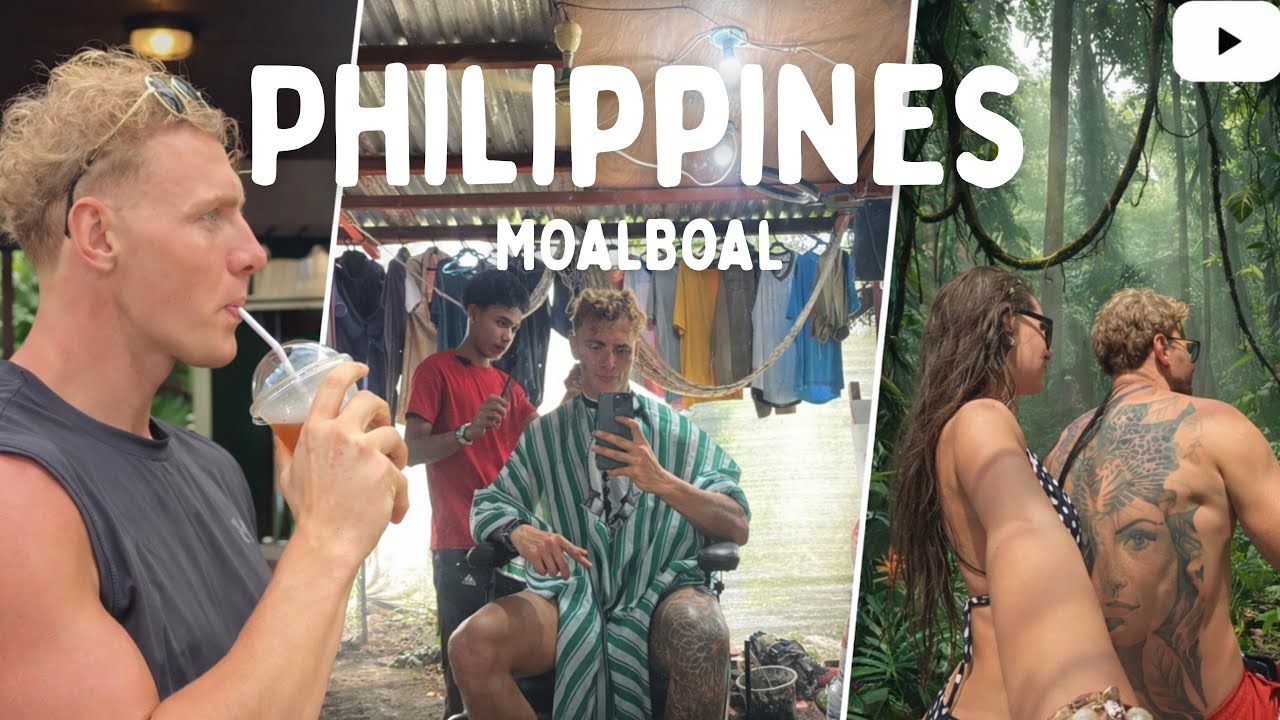 Getting a hair cut in a Jungle in the Philippines?! 🇵🇭 A full day of side quests