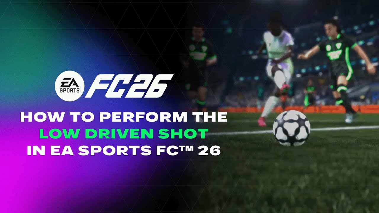 Как использовать низкий удар в EA SPORTS FC™ 26