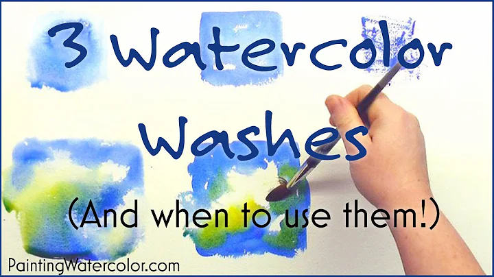 3 Beginner Watercolor Painting Washes