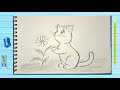 | How to Draw a Cat Easy: Step-by-Step for Beginners | How to Draw a Cat | #catdrawing #drawing