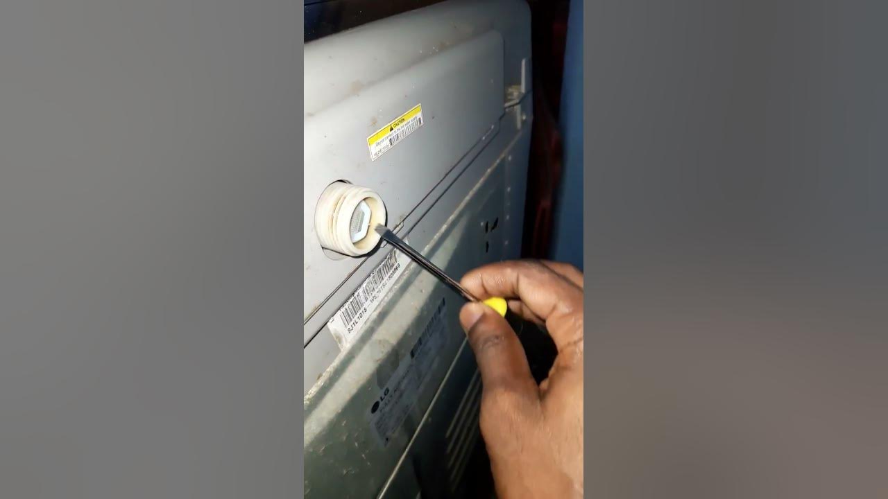Remove the washing machine water inlet filter #shorts #home #washing