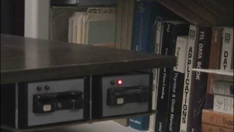 Exatron Stringy Floppy Demo TRS 80 Model 1