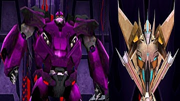 Transformers: Prime - The Game | Shattered Glass Bulkhead Vs. Shattered Glass Starscream