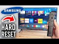 How To Hard Reset Samsung Smart TV (Force Restart) - Step By Step