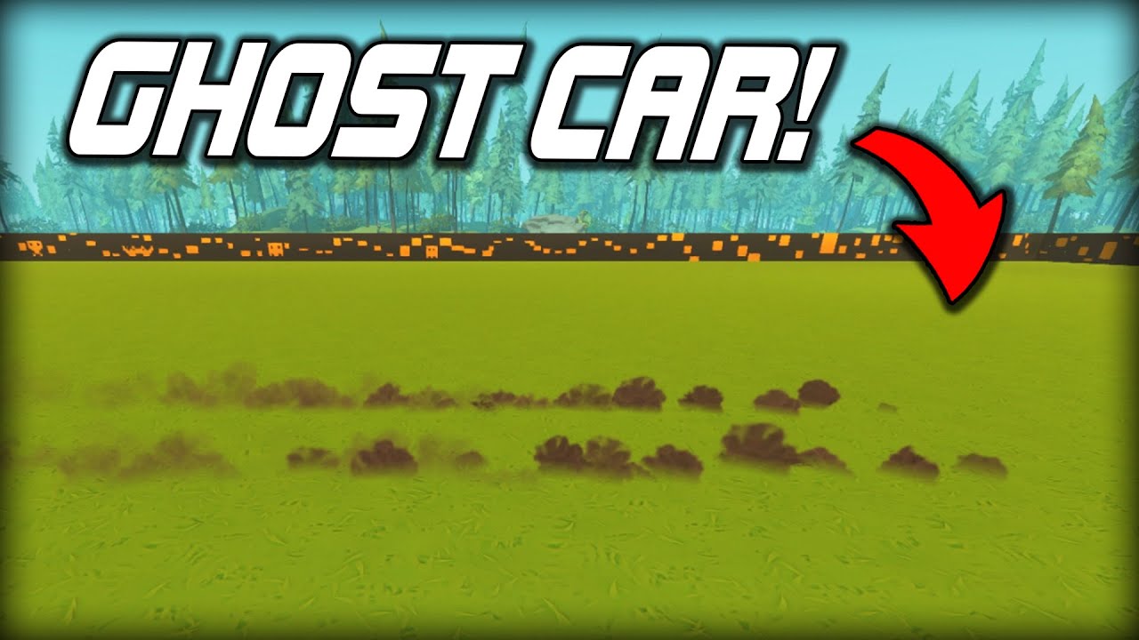 Trying to Hunt Down the Invisible GHOST Car! (Scrap Mechanic
