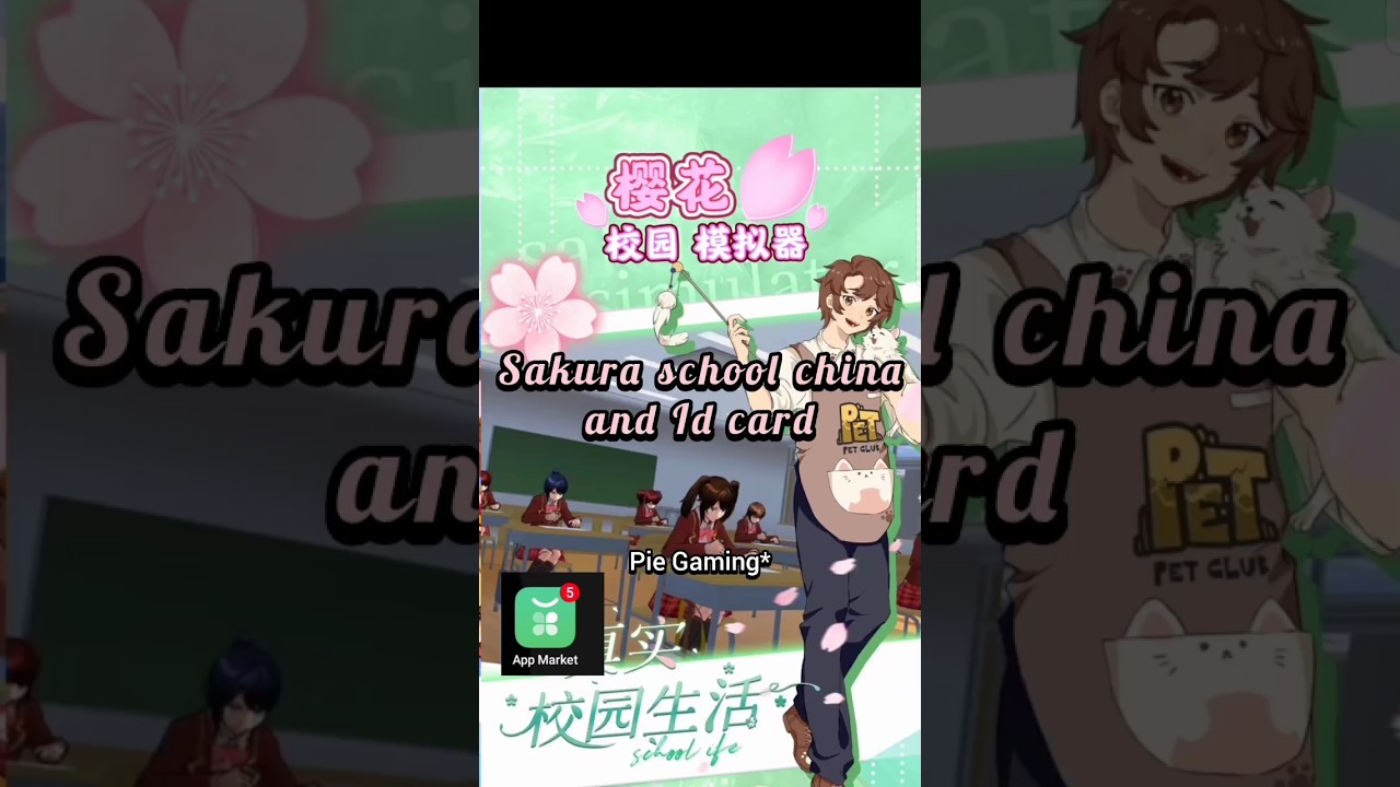 How to download Sakura school china and id card💕