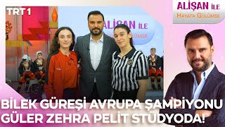 Bilek Güreşi Avrupa Şampiyonu Güler Zehra Pelit stüdyoda! | @AlisanileHayataGulumseTRT