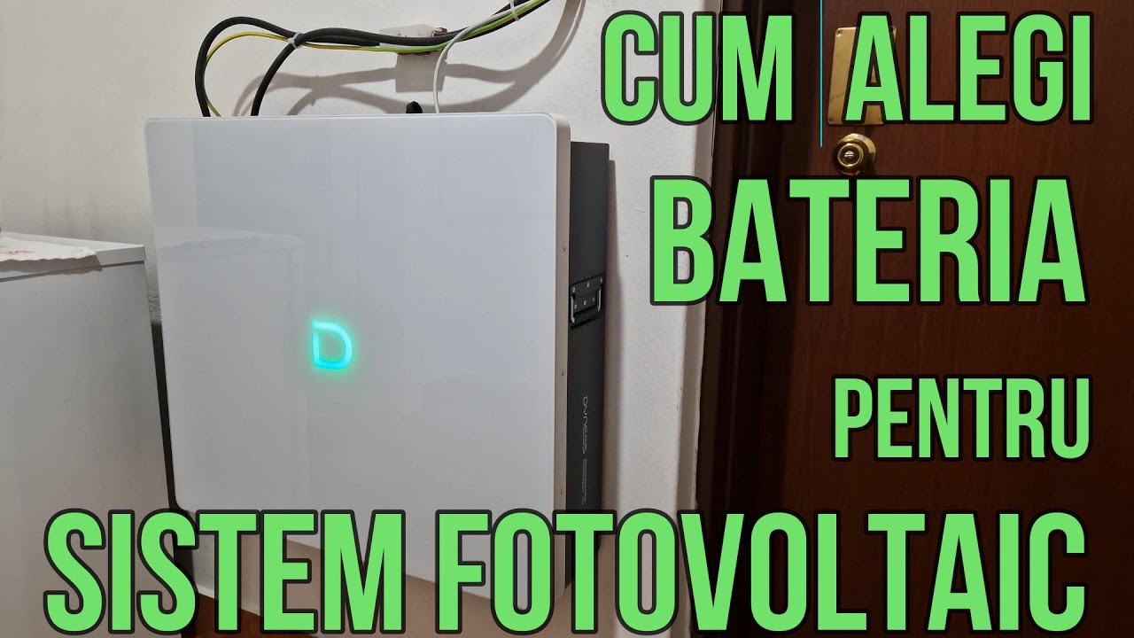 Cum alegi bateria/acumulatorul pentru sistem fotovoltaic