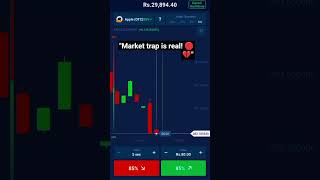 This 5-Second Apple OTC Strategy Cost Me A Loss! 😱📉 #shorts #trading #binaryoptions #loss