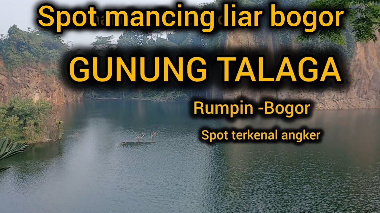 Spot Mancing liar gunung talaga ,spot angker di daerah Rumpin Bogor 