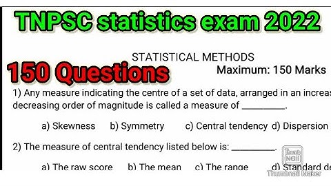 Tnpsc statistical exam/Statistics exam class/Tnpsc  statistics exam 2022/Statistics question paper