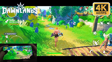 Dawnlands gameplay -  New Beta test Open world sandbox game [4K] 60fps POCO F5 PRO