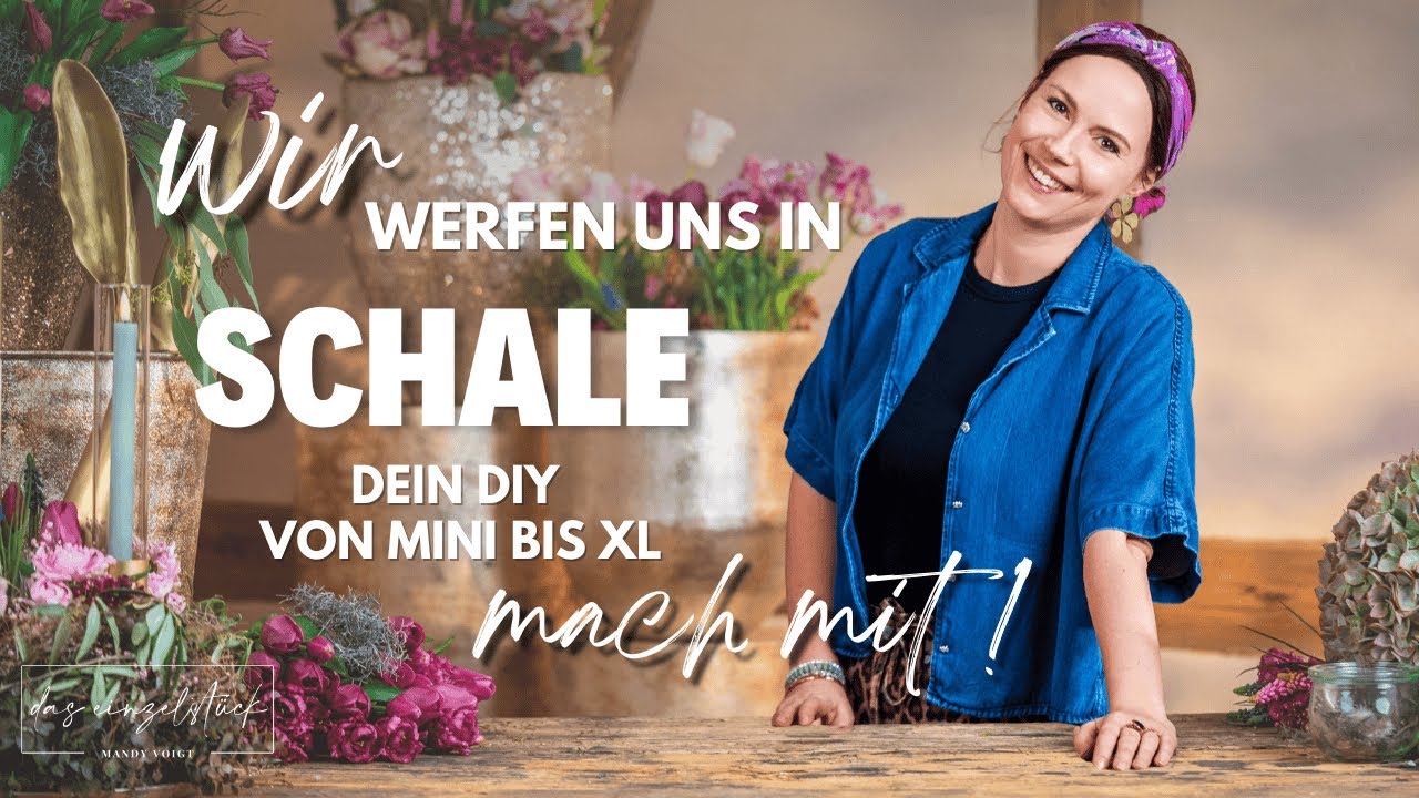 ein Diy von Mini bis XL - Drahtschalen leicht gemacht