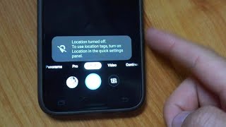 How to eliminate "Location turned off" camera message? (Samsung J5, Android Phone) screenshot 3