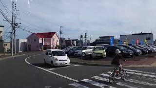 札幌市清田区里塚緑ヶ丘2丁目～青葉平岡通～里塚緑ヶ丘8丁目左折～厚別東通～里塚2条6丁目～住宅街　ドライブ　hokkaido　sapporo