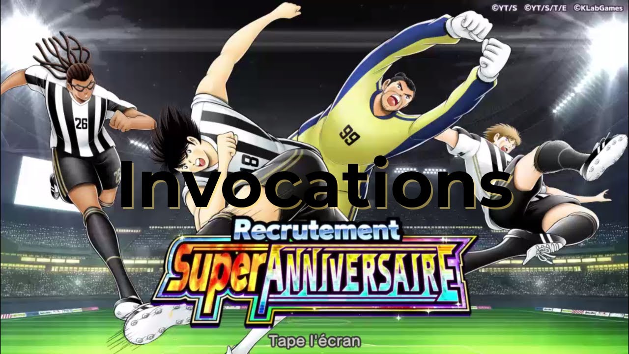 Invocations sur le portail Juventus !!! Captain Tsubasa Dream Team