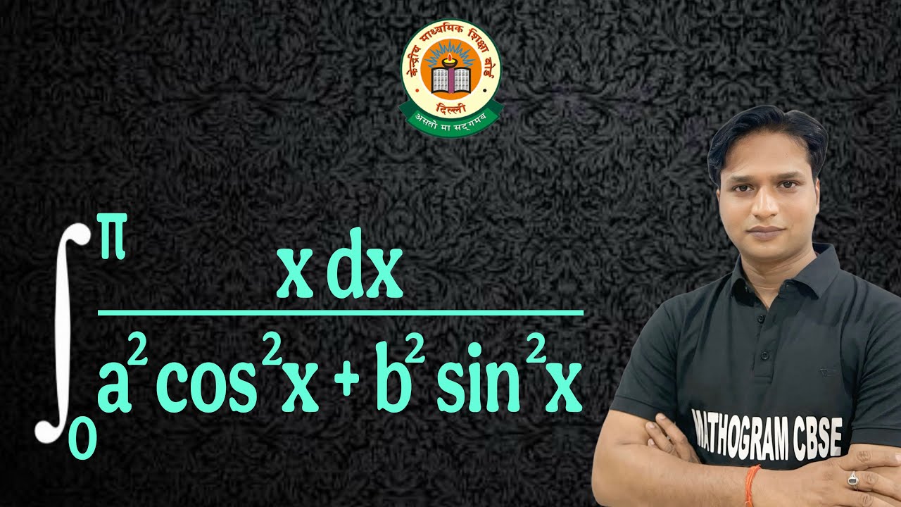 Q6. Integration of limit 0 to pi of x upon a square cos square x plus b square sin square x into dx