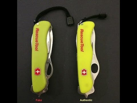 Victorinox Rescue Tool original vs. fake 