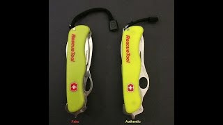 Victorinox Rescue Tool original vs. fake