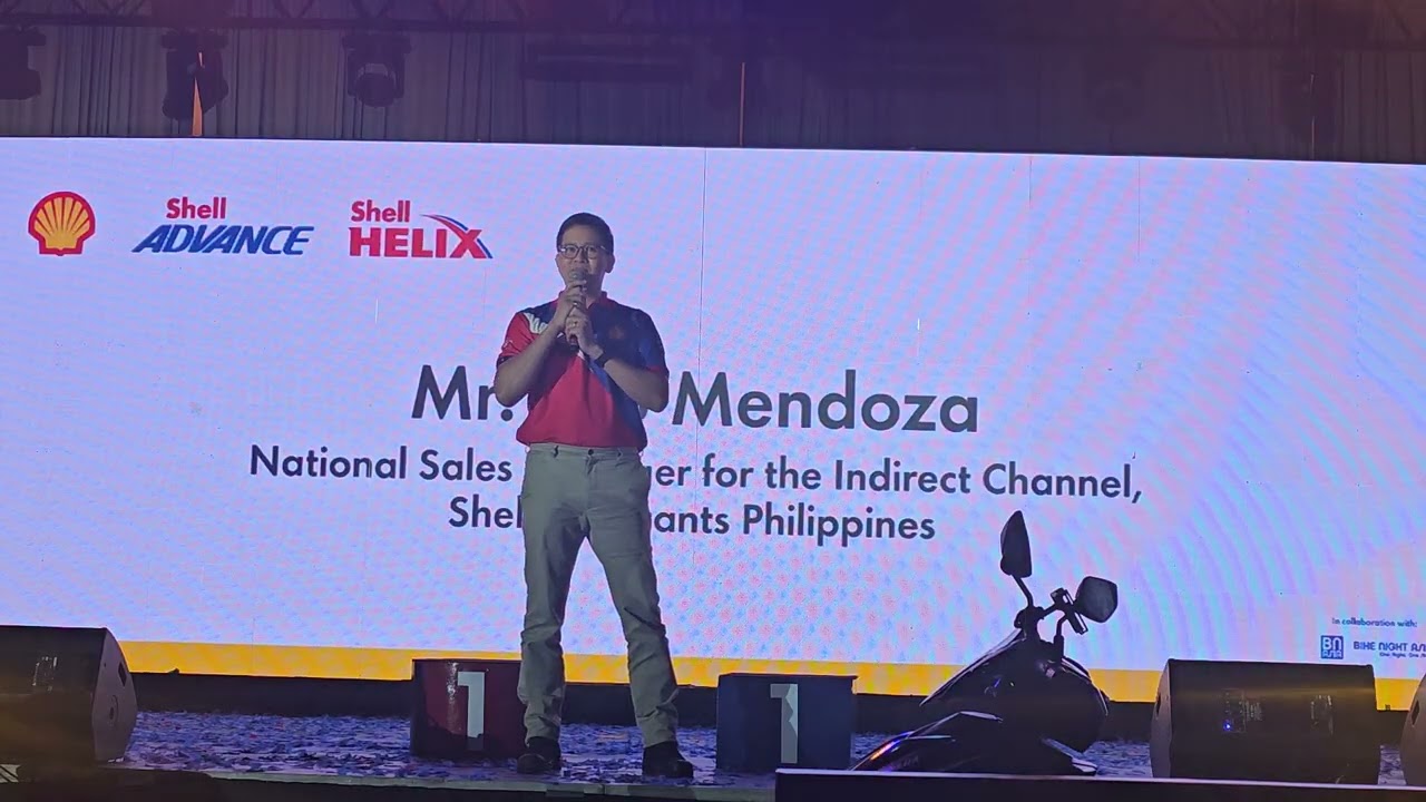Mr. Leo Mendoza National Sales Manager for the Indirect Channel, Shell Lubricants Philippines