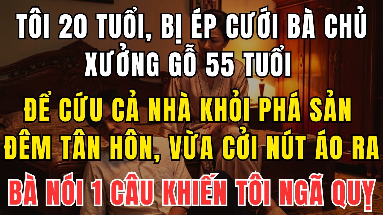 Cưới Vợ U60, Trai Trẻ 20 Tuổi Ngã Quỵ Vì Câu Nói Sốc Đêm Tân Hôn