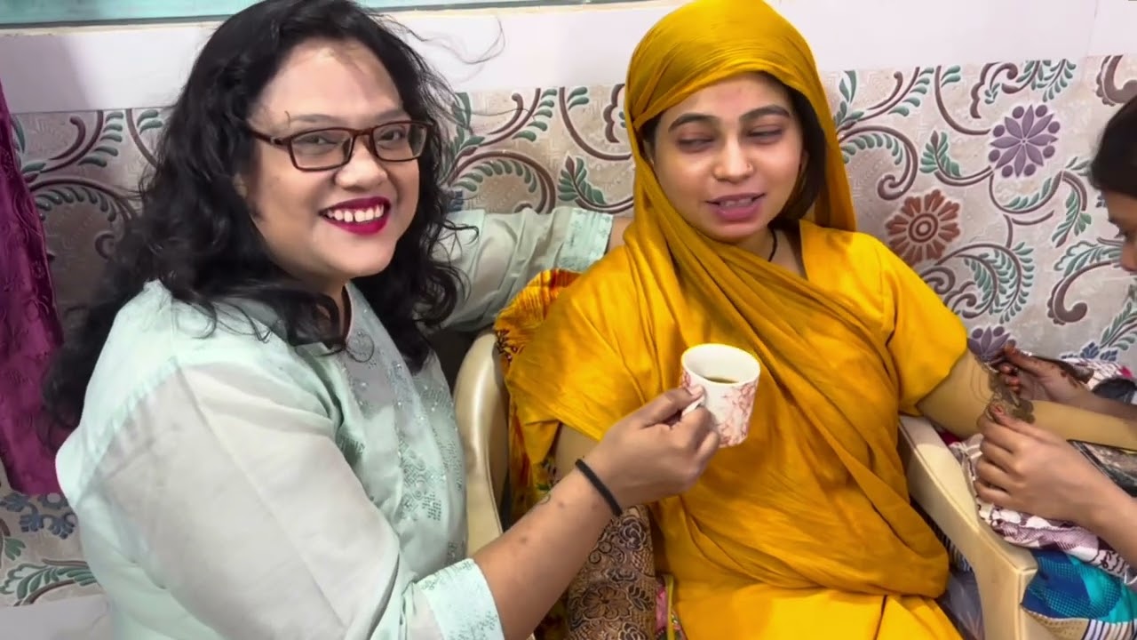 Uzma ki mehendi❤️😍Rajaggah😘family masti🥹