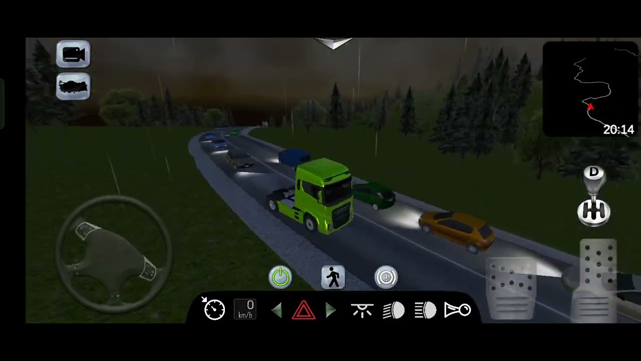 CARGO SİMÜLATÖR 2021 TÜRKİYE DİK YOKUŞ ÇIKIŞ VE İNİŞ