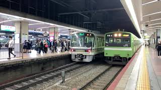 201系快速天王寺駅発車シーン