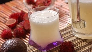 Agua de rambután - -Recetas de aguas frescas