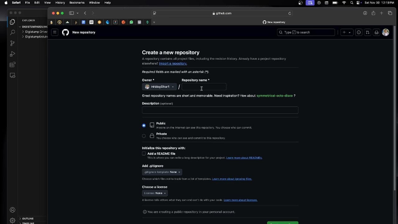 How to create a repository in GitHub | Github | Repository - YouTube