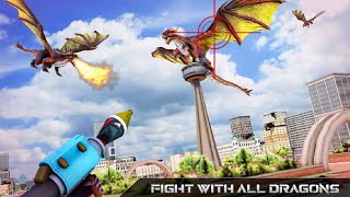 Flying Dragon City Attack - Dragon Games - Hunting Dragon screenshot 2