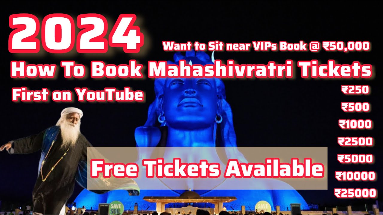 Isha Mahashivratri Tickets 2024 How to Book Isha Foundation