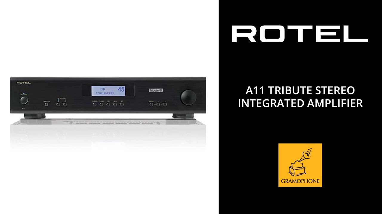Rotel A11 Tribute Stereo Integrated Amplifier | Amazing Analog Amp