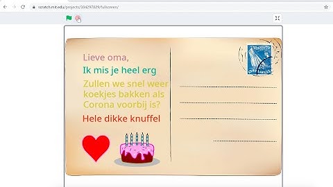 Challenge 2: Digitale Kaart | Leren Programmeren met Scratch