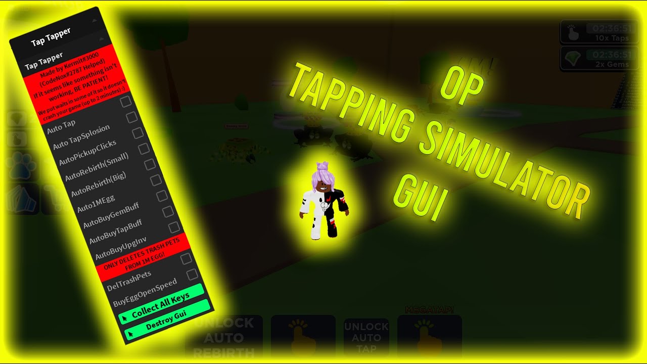 Roblox OP Tapping Simulator GUI | Auto Farm - YouTube
