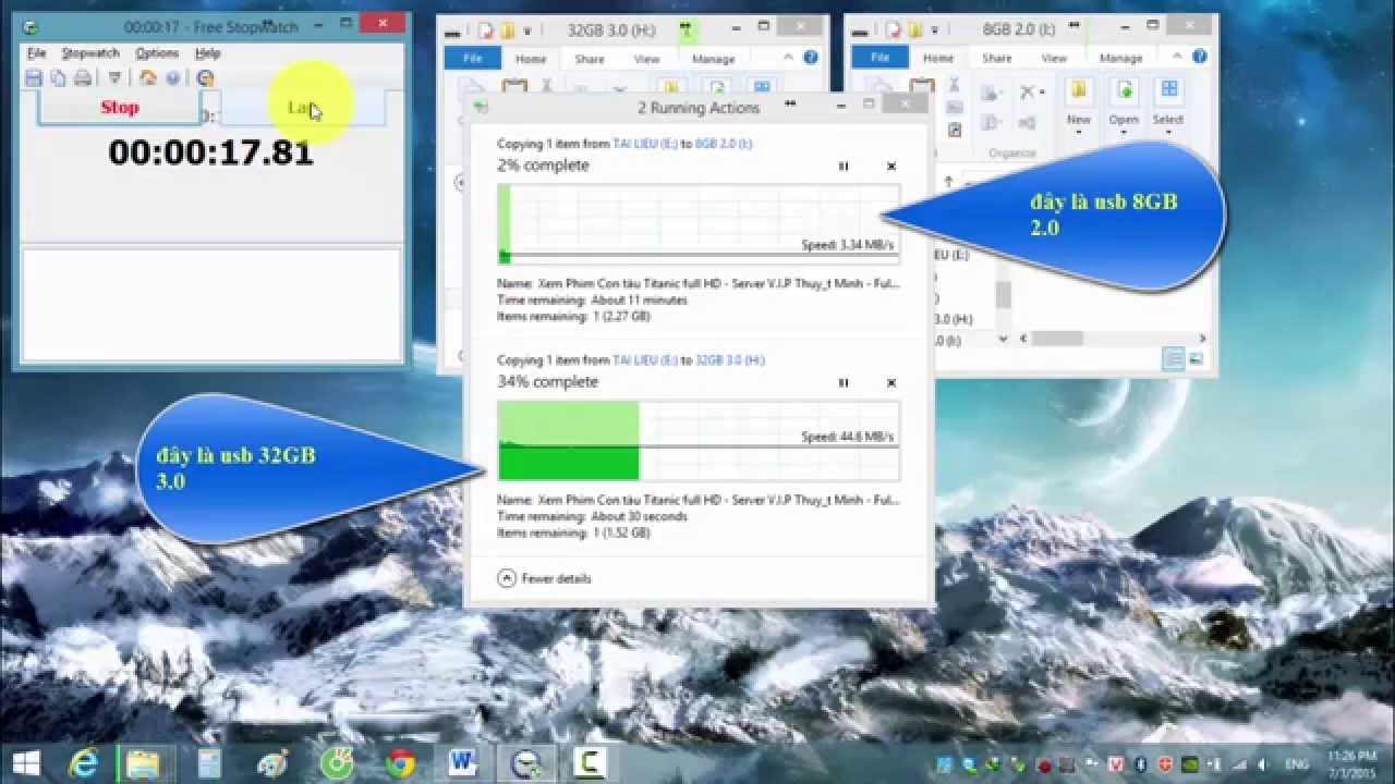 Test toc do usb youtube