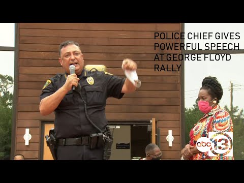 HPD Chief Acevedo gives an emotional speech about disruptive protests over George Floyd death