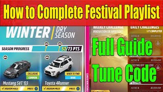 Forza Horizon 5 How to Complete Festival Playlist Winter Season Series 32 get Ford SVT 03