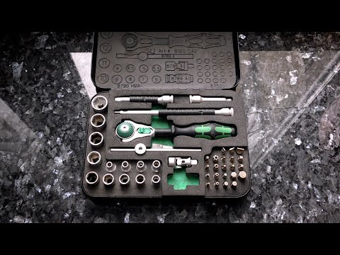 Набор с трещоткой Wera Zyklop 1/4" после 5 лет эксплуатации.