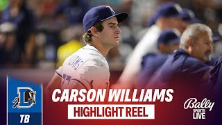 Rays SS Carson Williams 2025 Minor League Baseball Highlights | Bally Sports Live