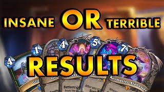 Top 5 Insane OR Terrible Results - Scholomance Academy + Ashes Of Outland - Hearthstone