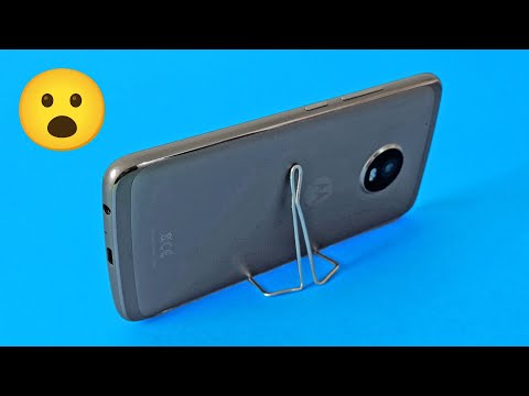 Homemade Cell Phone Holder with Clip, FAST, Easy and Very Economical to Make 📎📲