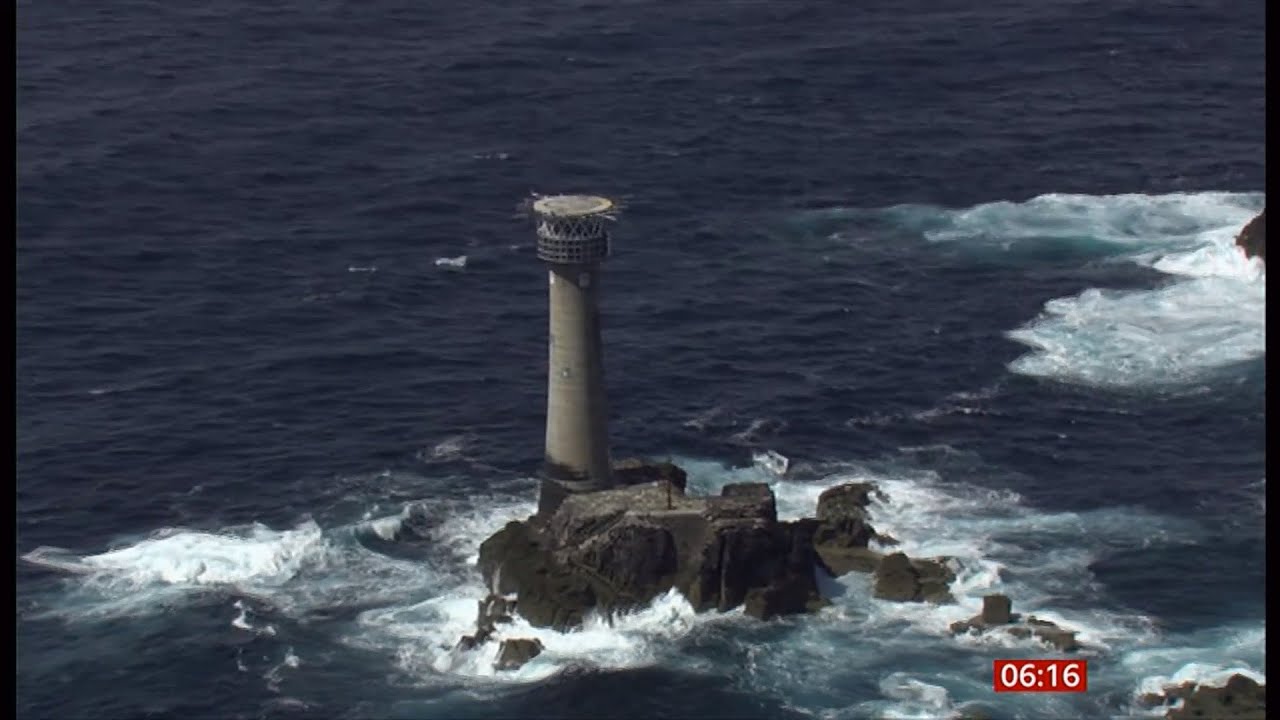 Land’s End lighthouse fog alarm (electronic issue) sounding every 13 seconds (UK) 1/Mar/2025