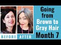 Go Gray Cold Turkey - My Gray Hair Transition Month 7