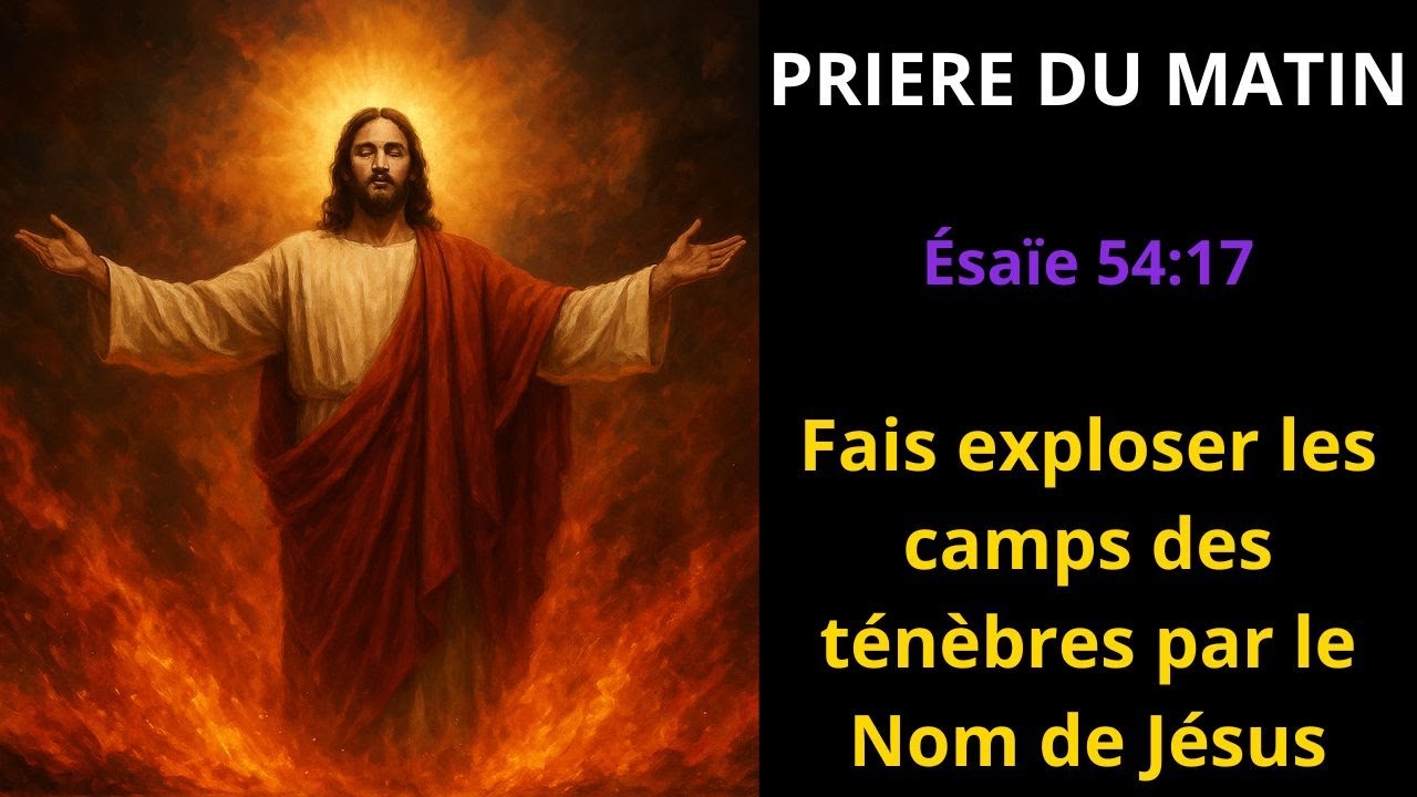 PRIERE PUISSANTE DU MATIN : Fais exploser les camps des ténèbres par le ...