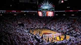 Commissioner David Stern Presents the MVP Trophy to LeBron James