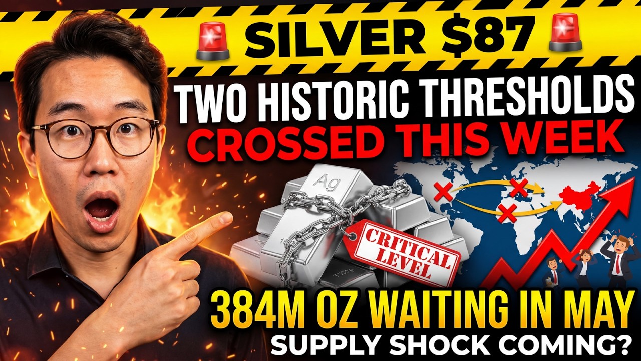 Silver Jumps to $87 — Two Historic Thresholds Crossed This Week — May Has 384M oz Waiting